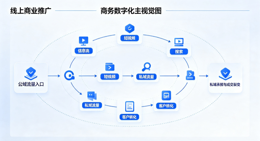 东兴区线上商业推广怎么做？全域流量闭环搭建与低成本转化实战指南